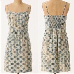 Anthropologie 100% Silk Dress